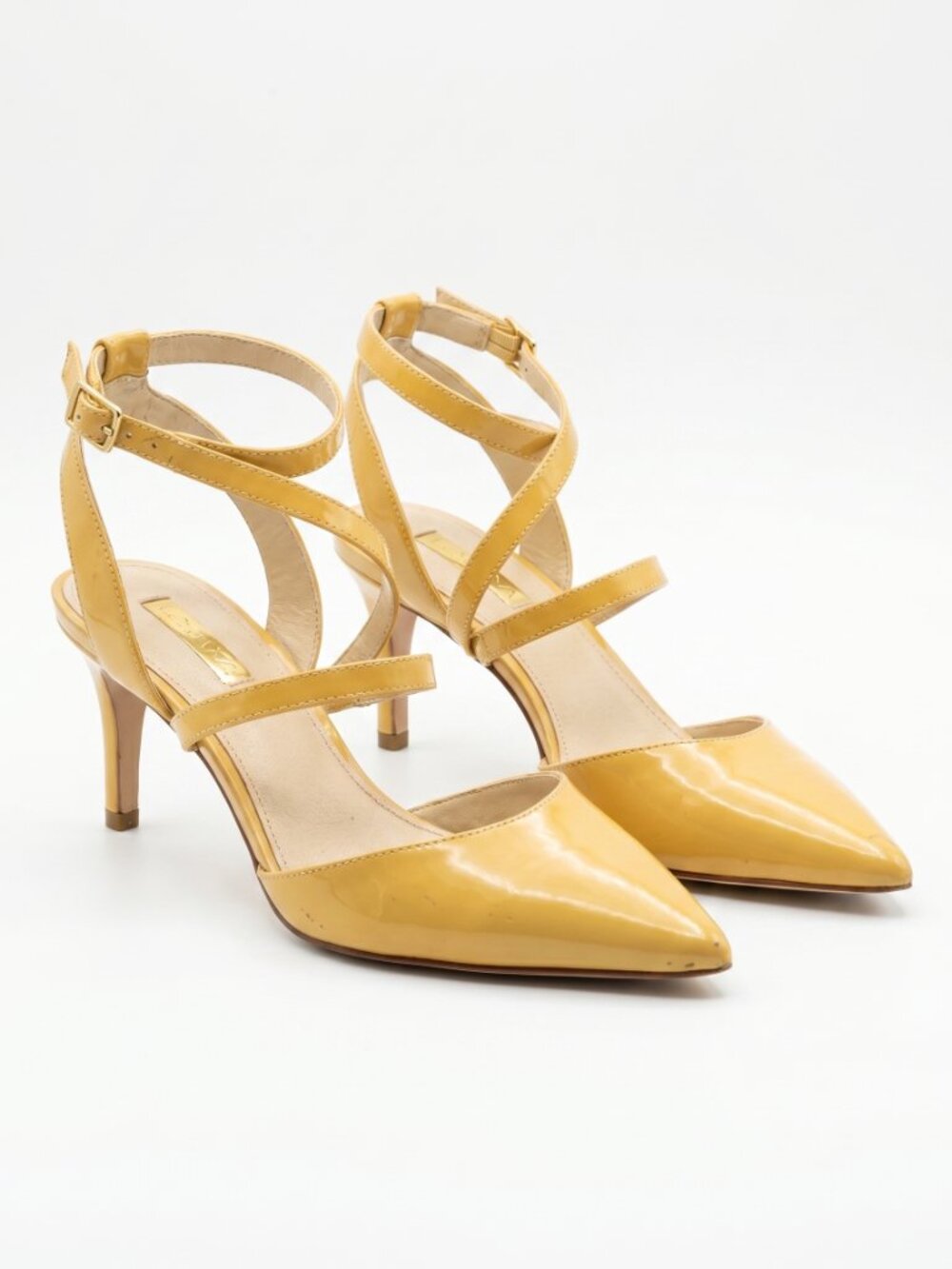 Louise et Cie Strappy Sandals Size 9 Heel 2 1/2 Inches Taupe